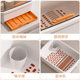 Kitchen storage box, household drain cabinet storage rack, tableware, dish, dish, plate storage rack, countertop use