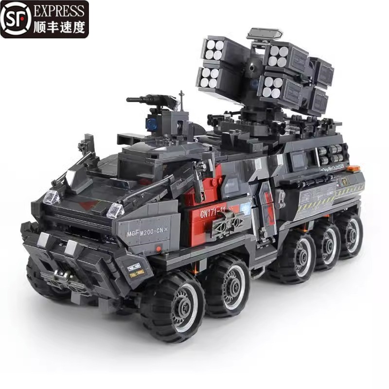 兼容乐高积木玩具装甲车防爆车益智拼装男孩男生儿童2025新款礼物 - 图3