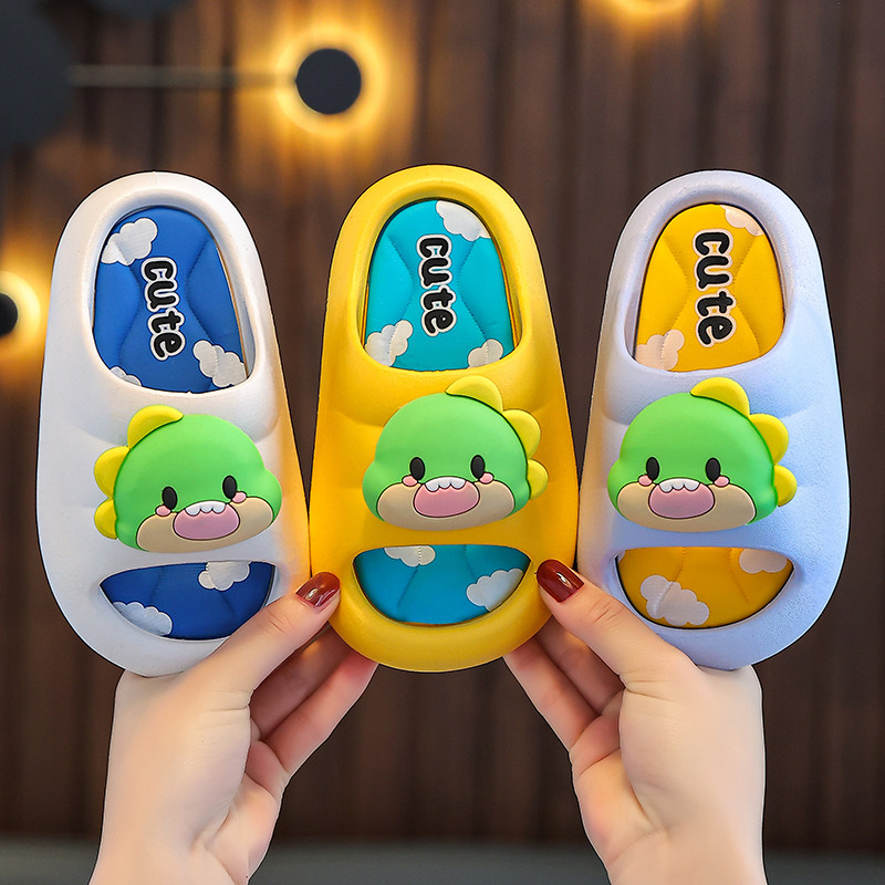 儿童凉拖鞋夏男女童外穿卡通防滑室内软底洗澡亲子小孩沙滩兔子
