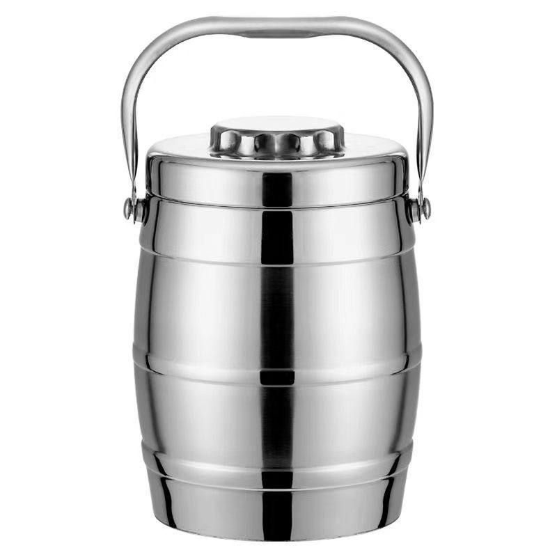 不锈钢3层新款保温桶保温提锅饭桶大容量饭盒带TG77手提双层多层,淘宝优惠券,粉丝福利购,淘宝优惠卷