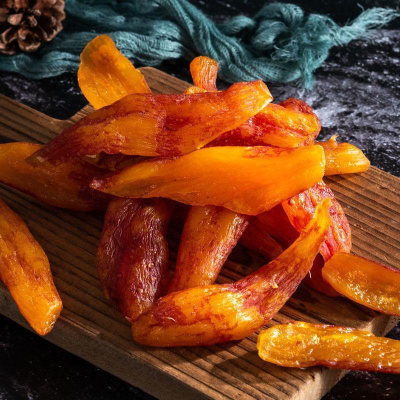 Steamed dried sweet potatoes with skin, dried sweet potatoes, soft and glutinous homemade leisure specialties, healthy snacks and delicious