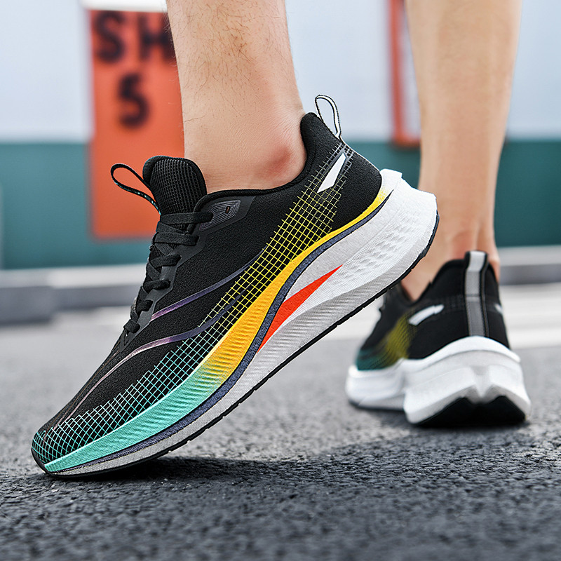 赤兔8pro跑步鞋男新款秋季透气专业气垫竞速大童减震碳板运动跑鞋 - 图2