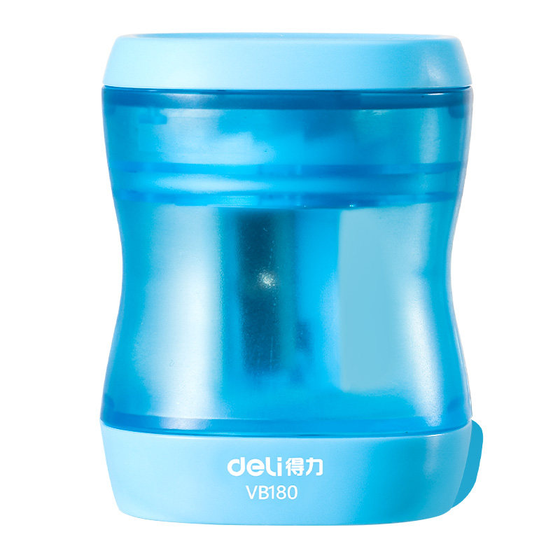 得力卷笔刀棘轮省力小型转笔刀儿童幼儿园小学生旋转削笔刀手动削笔器便携型旋笔刀迷你卷笔器铅笔刀刨笔机,淘宝优惠券,粉丝福利购,淘宝优惠卷