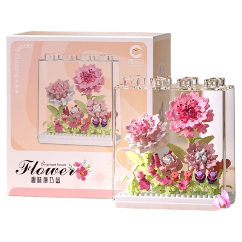 兼容乐高多肉盆栽积木花植物鲜花束永生花儿童拼装玩具女适用乐高,淘宝优惠券,粉丝福利购,淘宝优惠卷