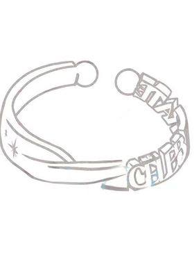 小众莎莫比乌斯莎头5114戒指未来可期运动风孙颖粉丝应援周边指环