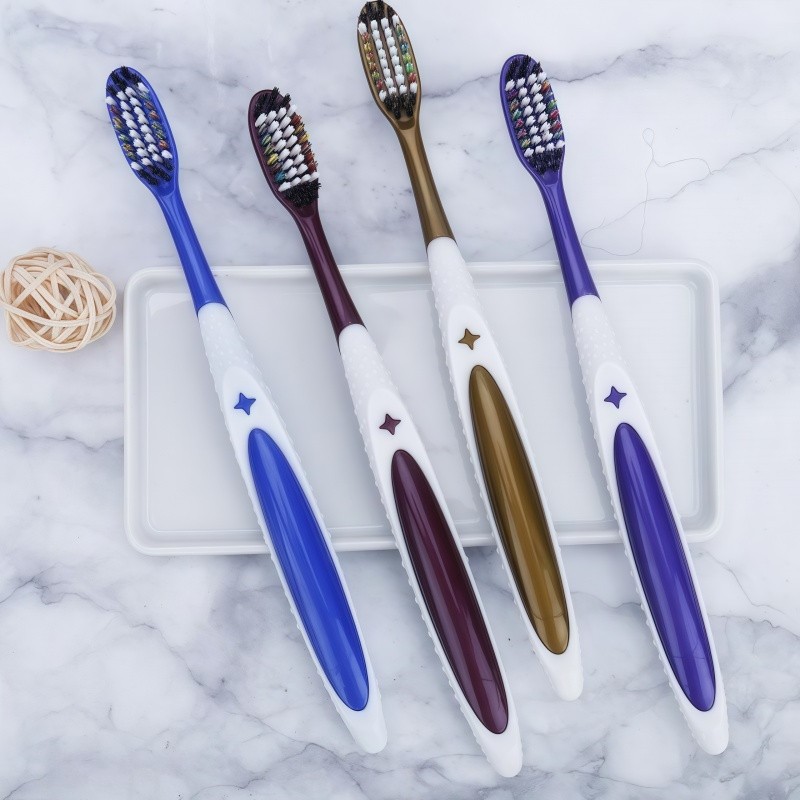 高档男士专用牙刷超硬耐用去烟渍中毛排行榜品牌官方旗舰店软毛 - 图1