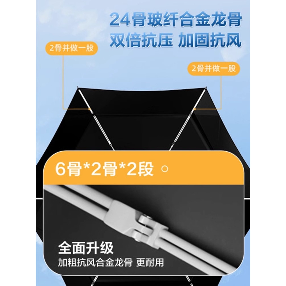 蕉下胶囊伞防晒防紫外线雨伞女晴雨遮阳伞超轻口袋五折伞1084两用 - 图1