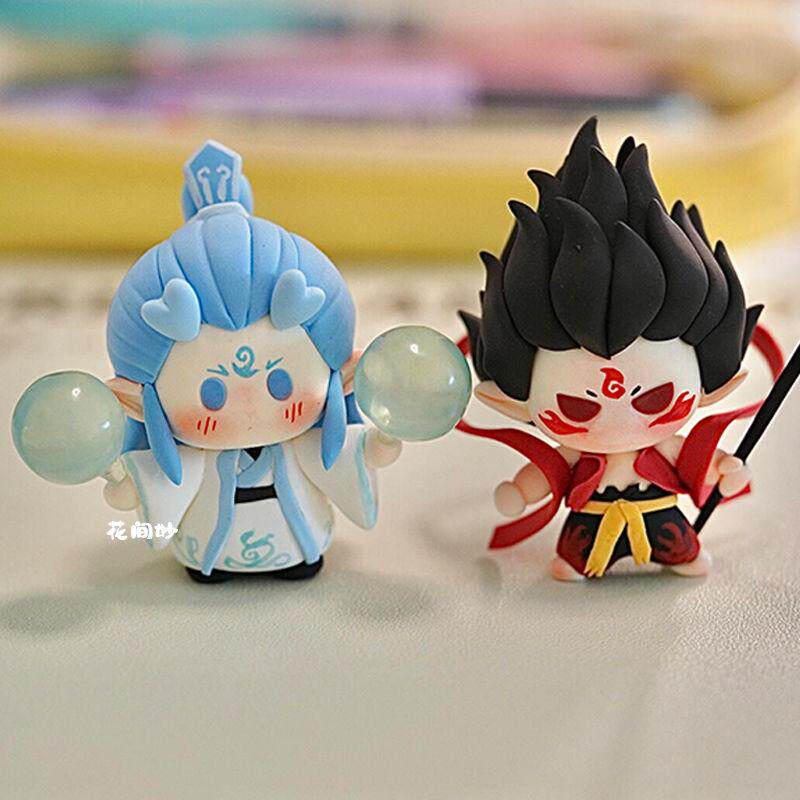 哪吒摆件超轻黏土手工diy材料包创意生日新年礼物送女生桌面摆件