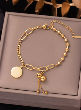 新款时尚通勤钛钢手链女轻奢手饰