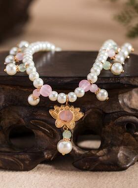 古风项链汉服璎珞配饰简约软璎珞中国风复古春夏仙气项饰汉元素