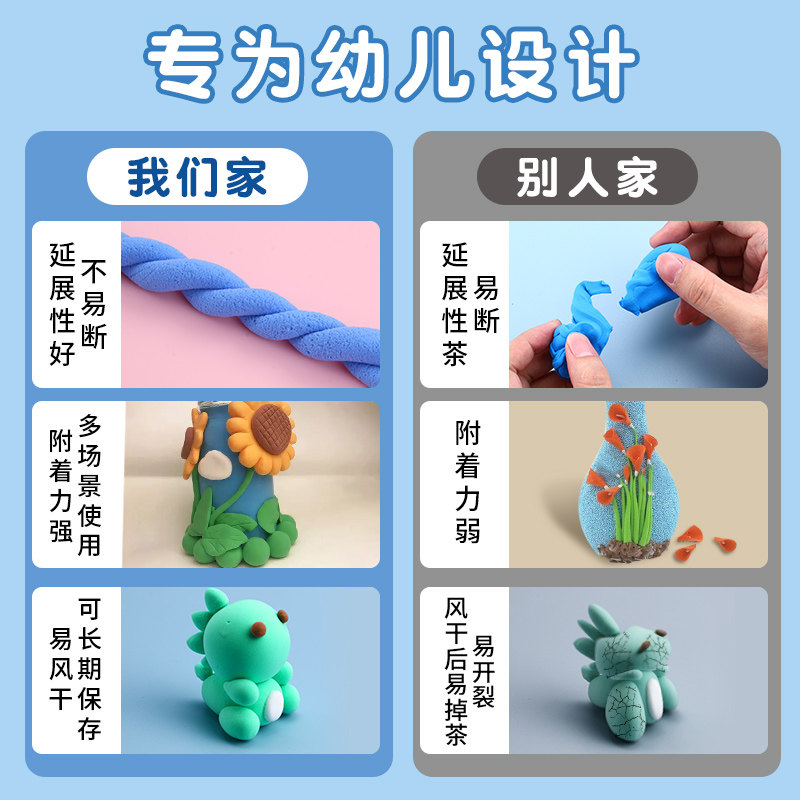 晨光超轻粘土儿童安全无毒24色橡皮泥小学生专用正品36色彩泥模具工具黏土幼儿园手工diy套装胶泥12色补充装,淘宝优惠券,粉丝福利购,淘宝优惠卷
