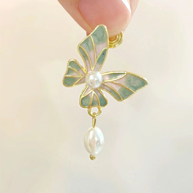 青青子衿」耳夹无耳洞女小众设计古风耳饰复古中国风蝴蝶无痛花朵,淘宝优惠券,粉丝福利购,淘宝优惠卷