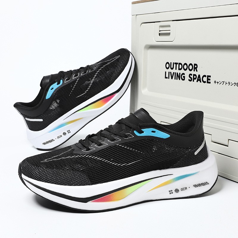 飞电4C碳板超轻学生初中生跑步鞋男透气专业竞速减震大童运动鞋女 - 图0