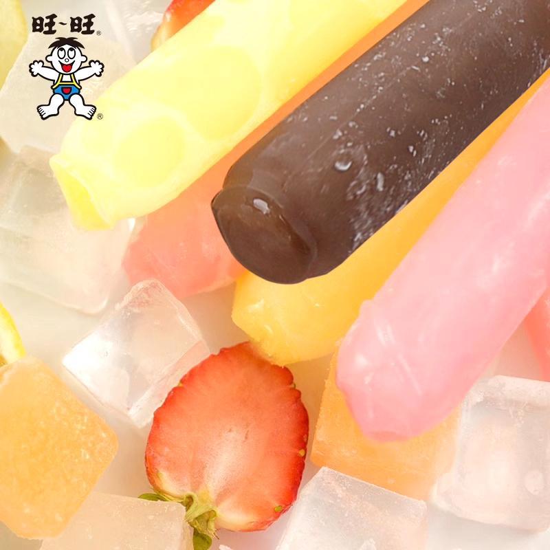 旺旺棒冰冰水果多口味碎冰冰棍饮料儿童休闲夏季旺仔零食品散装 - 图2