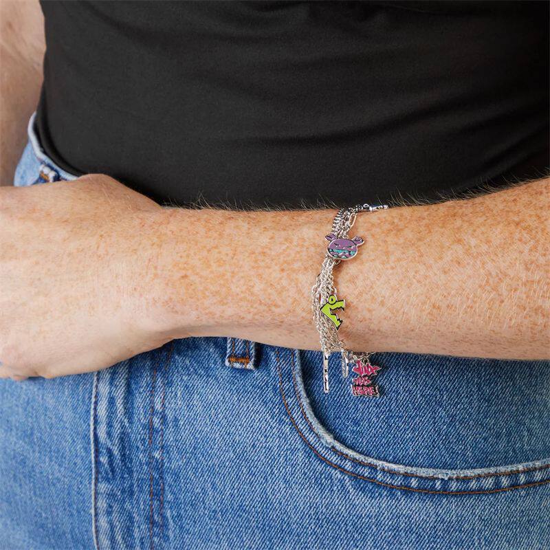 英雄联盟手链《英雄联盟双城之战》金克丝涂鸦魅力手链珐琅动画周边配饰礼物