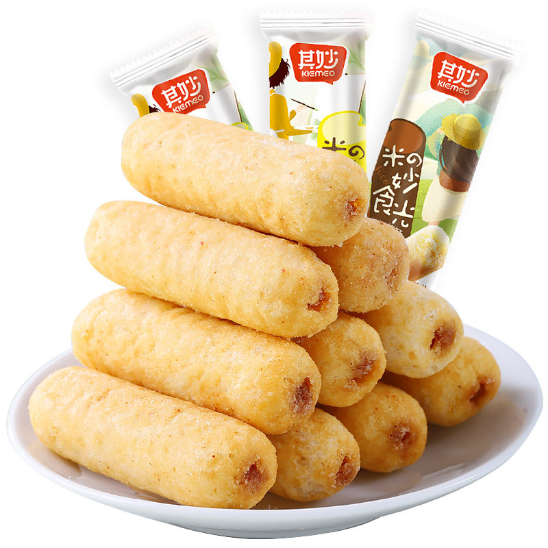 夹心米果卷能量棒饼干年货解馋小零食小吃休闲食品大礼包美食大全,淘宝优惠券,粉丝福利购,淘宝优惠卷
