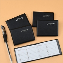 Phone number recording This thin imitation leather notepad old-fashioned address book pocket portable This notebook phone book