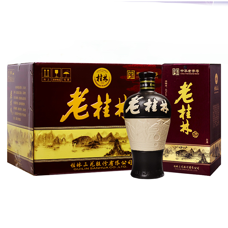 桂林三花45度老桂林酒桂林三花酒厂米香型白酒老桂林三花酒-图3