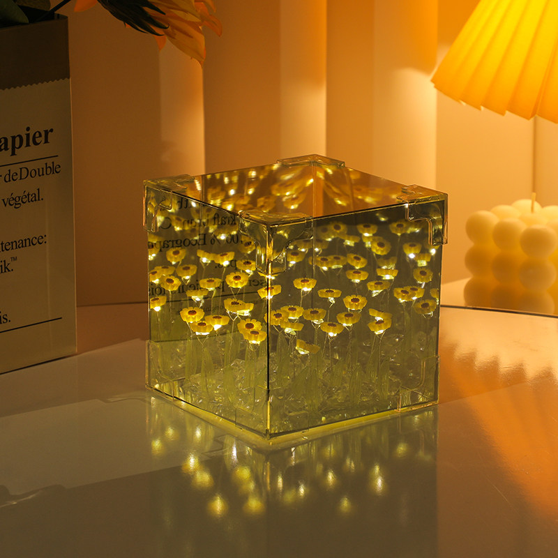 向日葵花海小摆件diy手工发光花束装饰品送闺蜜女友老师生日礼物,淘宝优惠券,粉丝福利购,淘宝优惠卷