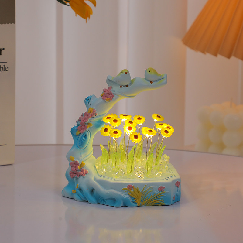 向日葵花海小摆件diy手工发光花束装饰品送闺蜜女友老师生日礼物,淘宝优惠券,粉丝福利购,淘宝优惠卷