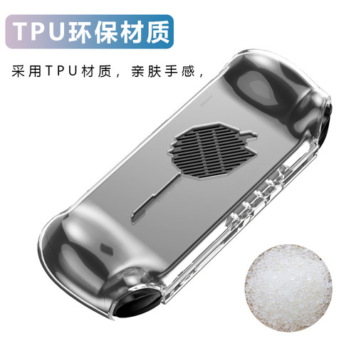 适用壹号本OneXPlayer飞行家F1Pro保护壳7英寸软硅胶套掌机透明水晶一体套防摔全包 - 图3