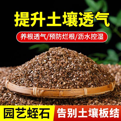 蛭石颗粒扦插用养花用蛭石专用多肉发根育苗扦插专用蛭石 - 图1
