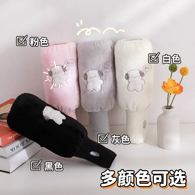 可爱袖套手套二合一女秋冬季2024新款办公室上班防脏套袖护袖成人