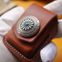 New conventional kerosene lighter leather jacket genuine leather jacket handmade custom insignia zp covered cow leather sheath