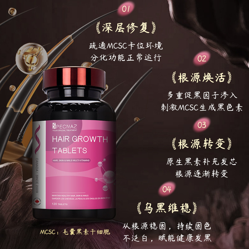 临期清仓SPECNAZ【发色如初】乌丝素养护黑头发白头发内维生素B族,淘宝优惠券,粉丝福利购,淘宝优惠卷