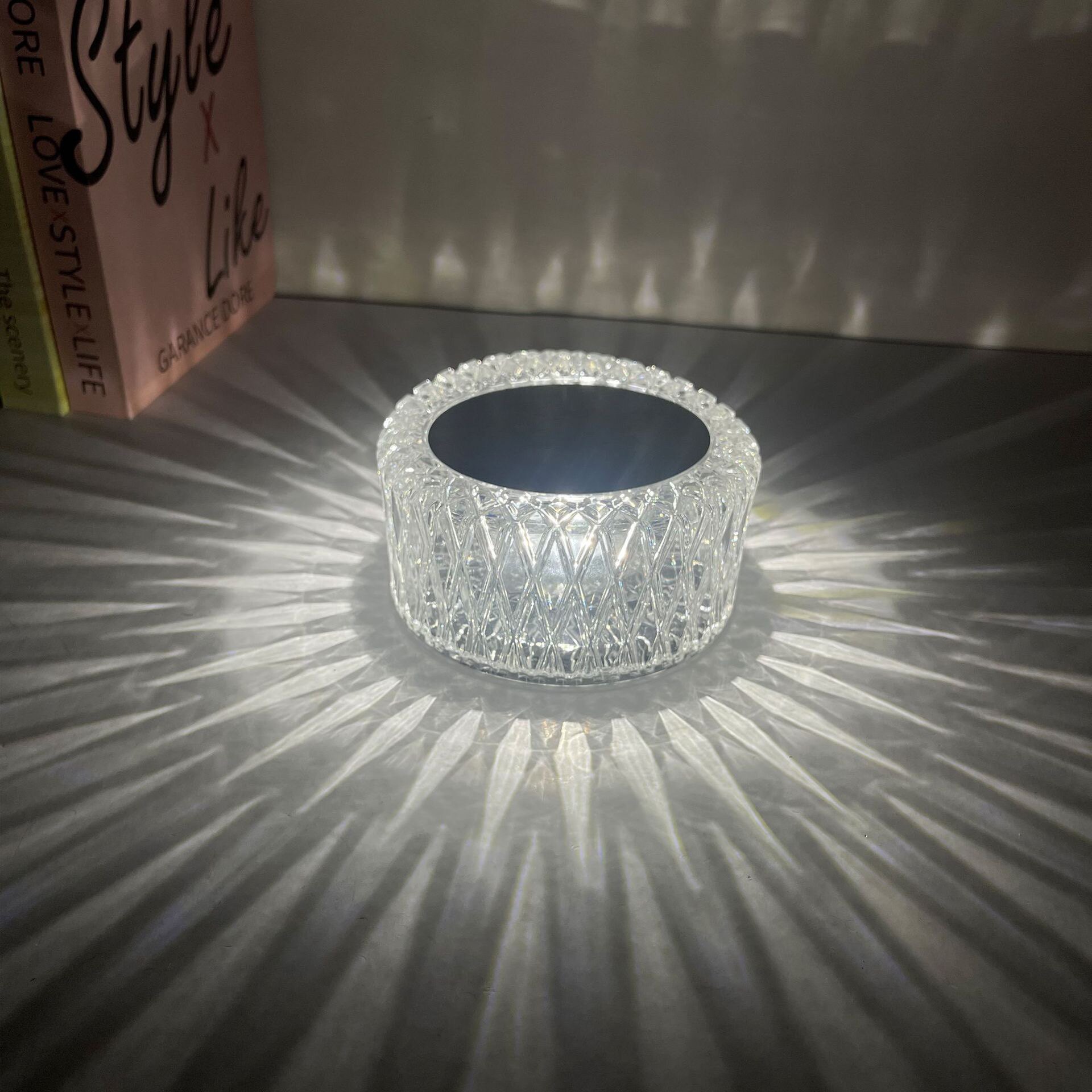 ins风网红鸟巢水晶台灯创意卧室床头充电触摸氛围小夜灯轻奢浪漫,淘宝优惠券,粉丝福利购,淘宝优惠卷