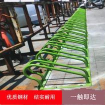25 pipe diameter clamping type parking frame non-motor vehicle parking rack electric bike rack parking rack manufacturer direct