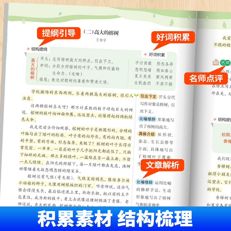 2025版七彩同步作文三四五六年级上下册人教版语文七彩课堂看图写话一二年级专项训练小学生五感法写作技巧满分作文优秀范文大全