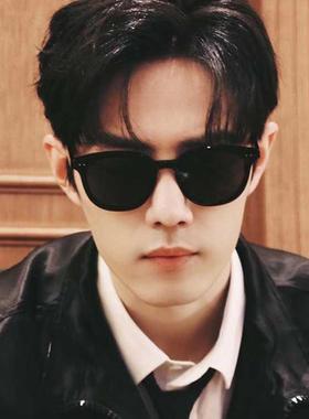 2022新款潮流jennie复古墨镜女