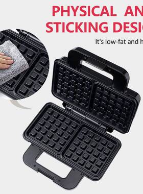 Waffle Maker Cake Pan Nonstic 大号华夫饼机面包电饼铛早餐机