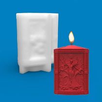 Virgin Box Relief Candle Silicone Mold Gypsum form Carving