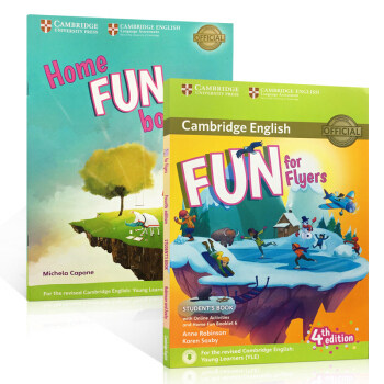 新版剑桥少儿英语YLE一级官方考试教材 Fun for Starters Movers Flyers 剑桥YLE一二三级考级教材儿童听说读写英语教材Cambridge