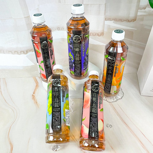 香港版北川半兵卫巨峰乌龙茶430mL青苹果乌龙茶饮血橙进口白桃味 - 图2