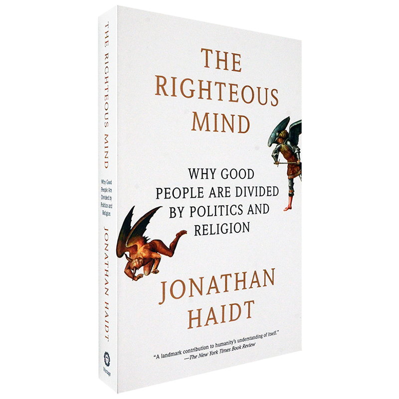 【现货】正义之心 The Righteous Mind: Why Good People Are Divided by Politics and Religion 正义之心 Jonathan Haidt 正版 - 图3