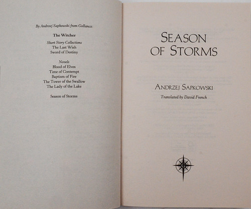 【现货】巫师外传：暴风雨季 Season of Storms: A Novel of the Witcher 猎魔人系列前传 Andrzej Sapkowski 英版进口 原版书 - 图0