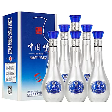 国梦白酒整箱特价品鉴级500ml*6瓶[300元优惠券]-寻折猪