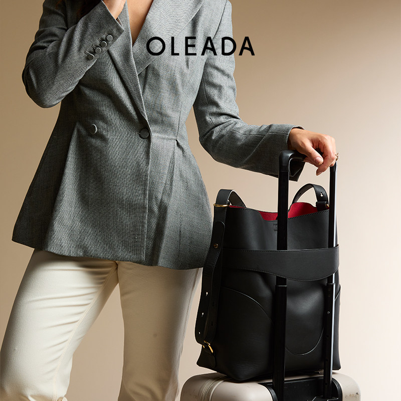 心动的offer7同款OLEADA灯塔软桶松弛感大容量通勤水桶包女单肩包,淘宝优惠券,粉丝福利购,淘宝优惠卷