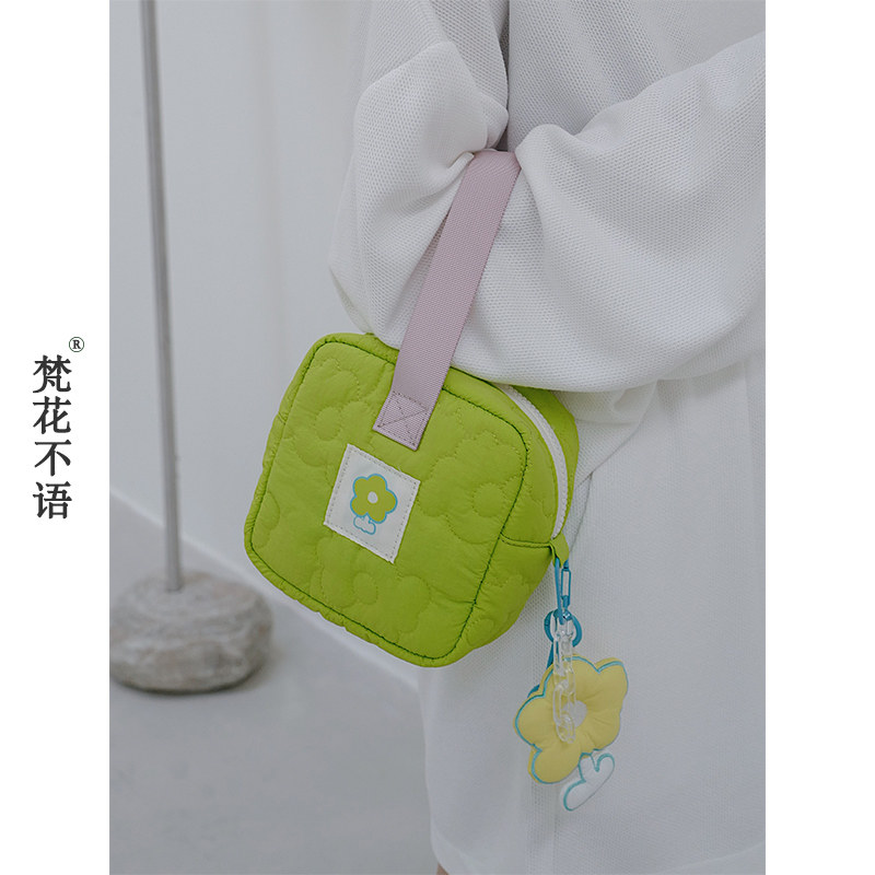 梵花不语新款手提便携高颜值收纳包 梵花不语女士包袋