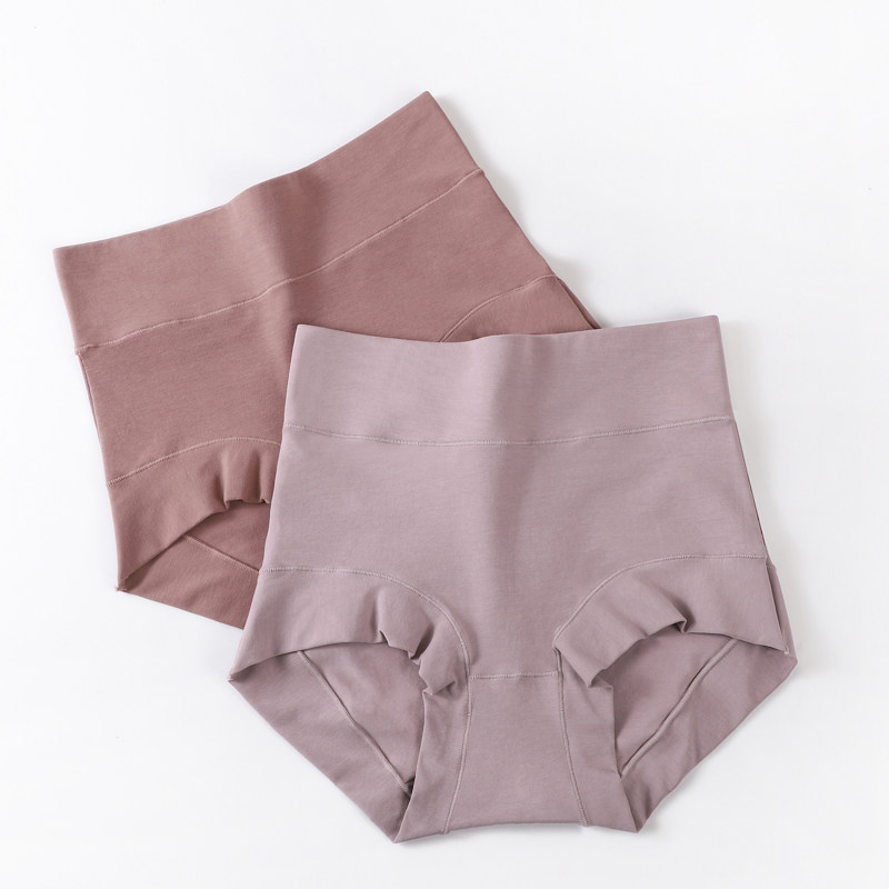 高腰内裤女士纯棉全棉裆抑菌收腹提臀大码中年妈妈平角新款三角裤,淘宝优惠券,粉丝福利购,淘宝优惠卷
