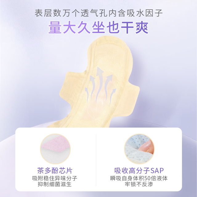 Qiaofei co-branded sanitary napkins day and night combination gift box