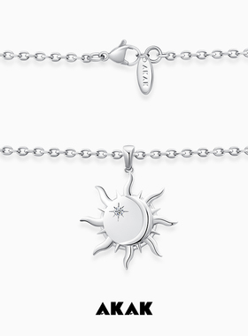 AKAK男女同款太阳项链60CM