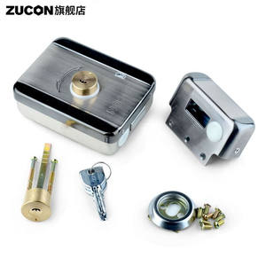 ZUCON电控锁不锈钢灵性电机控锁静音锁单双头门锁单元门锁小区门
