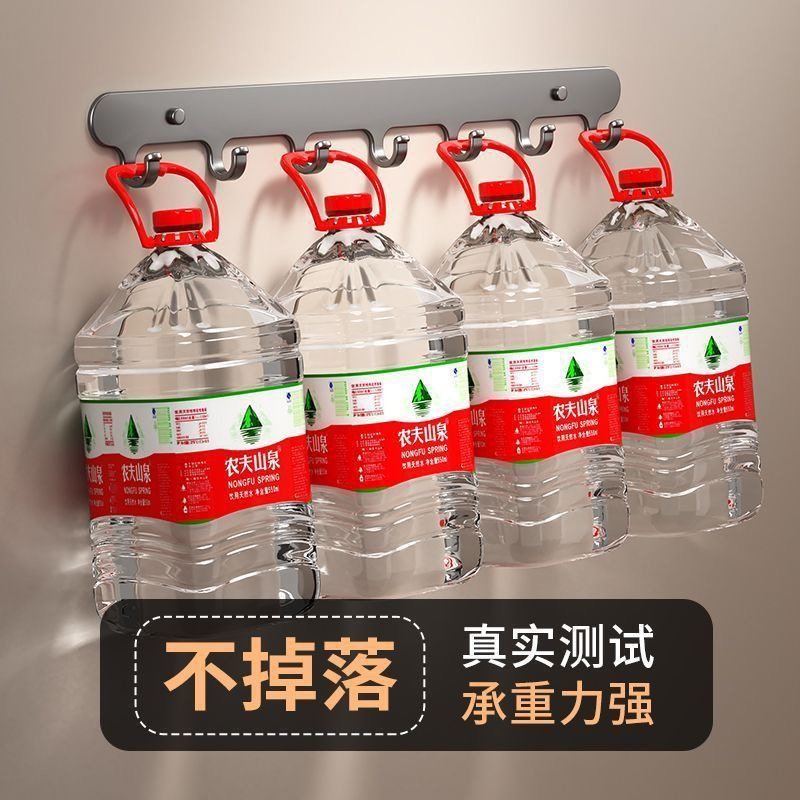 挂钩免打孔强力粘胶卫生间墙上排钩浴室厨房门后毛巾挂衣架衣帽架,淘宝优惠券,粉丝福利购,淘宝优惠卷
