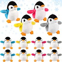 12 Pieces Mini Plush Penguin Stuffered Toys Animal Cute Small