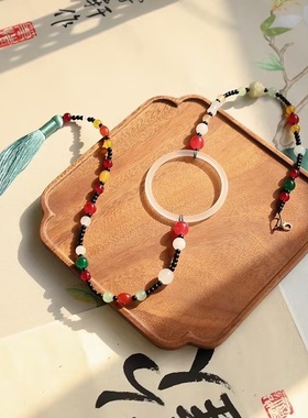 长背云流苏沈南意背云汉服配饰软璎珞国风挂饰明制汉服配饰挂件