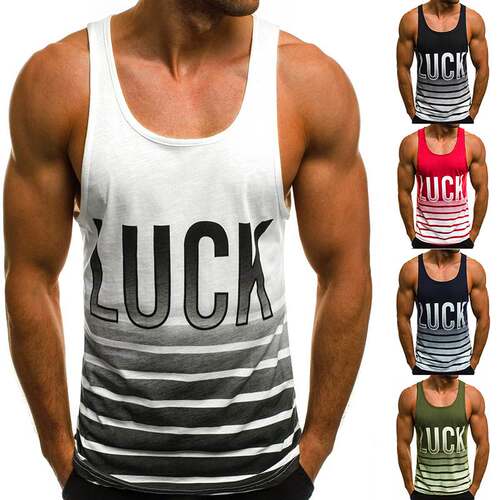 Man tshirts for men s T-shirt男 gym vest clothes running max - 图1